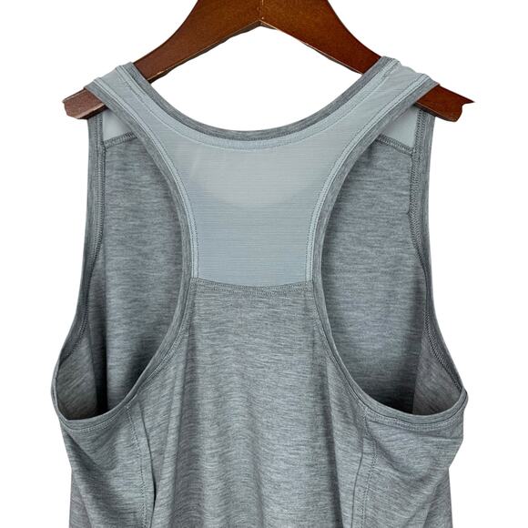 Athleta Girl Comeback Tank Top Grey Mesh Girls XL 14 - Picture 5 of 9